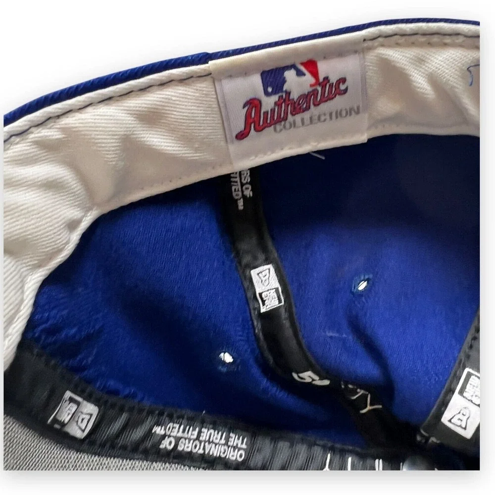 Vintage Milwaukee‎ Brewers Fitted Mens 6 7/8 Blue New Era 5950 Wool Blue Box